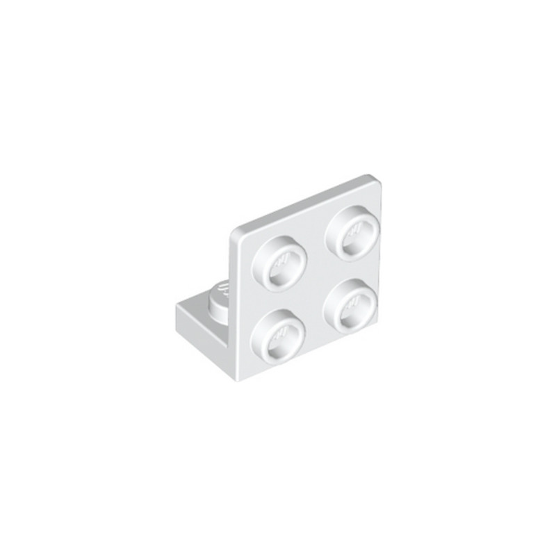 LEGO 6097637 ANGULAR PLATE 1.5 BOT. 1X2 2/2 - BLANC