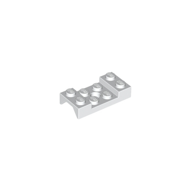 LEGO 4520807  MUDGUARD 2X4 w. HOLE Ø4.9 - BLANC