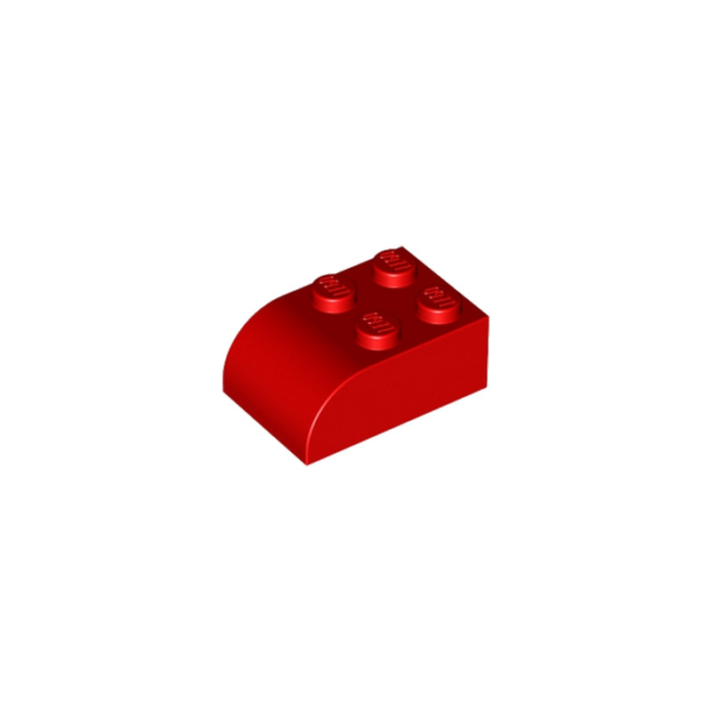 LEGO 621521 BRIQUE 2X3 DOME - ROUGE