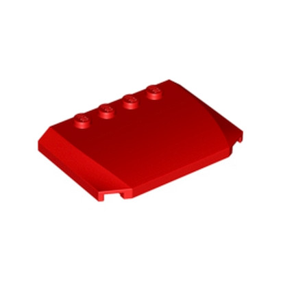 LEGO 4259903 CAPOT 4X6X2/3 - RED