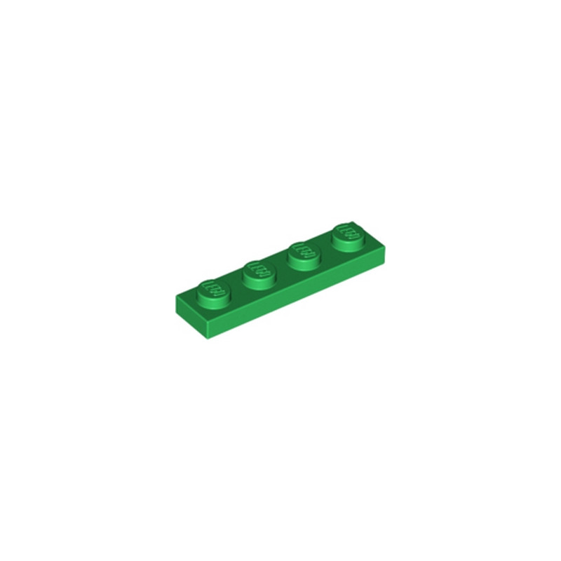 LEGO 371028 PLATE 1X4 - DARK GREEN