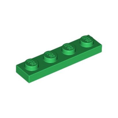 LEGO 371028 PLATE 1X4 - DARK GREEN
