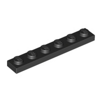 LEGO 366626 PLATE 1X6 - BLACK