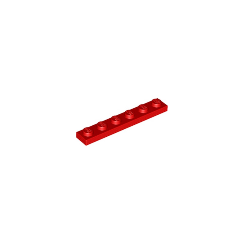 LEGO 366621 PLATE 1X6 - RED