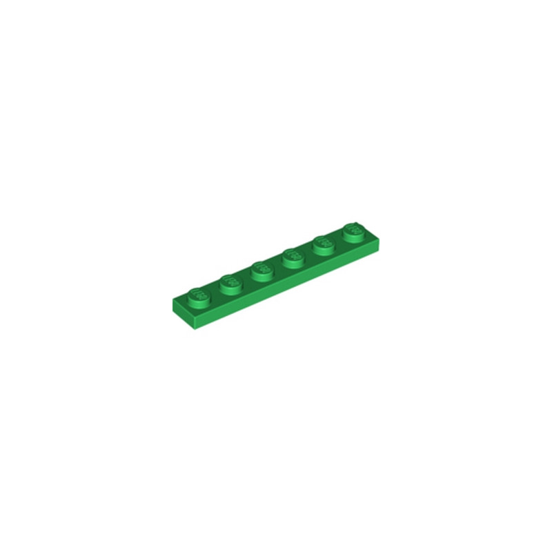LEGO 366628 PLATE 1X6 - DARK GREEN