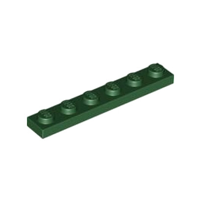 LEGO 4245566 PLATE 1X6 - EARTH GREEN