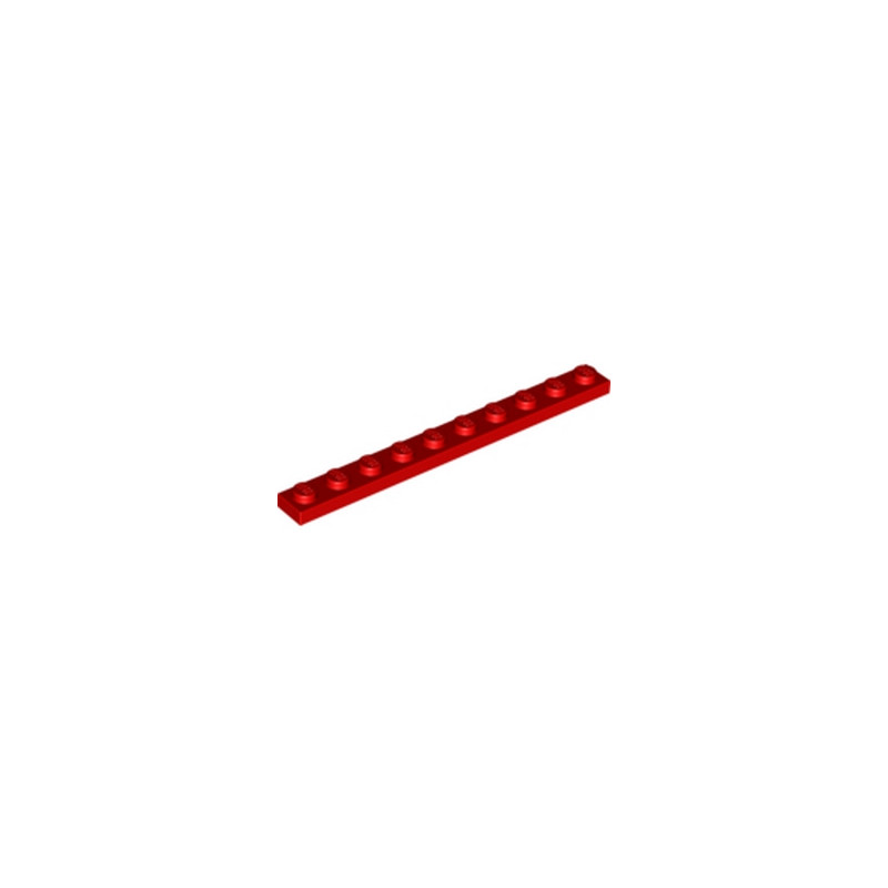 LEGO 447721 PLATE 1X10 - RED