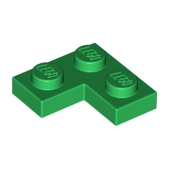 LEGO 4157120 CORNER PLATE 1X2X2 - DARK GREEN