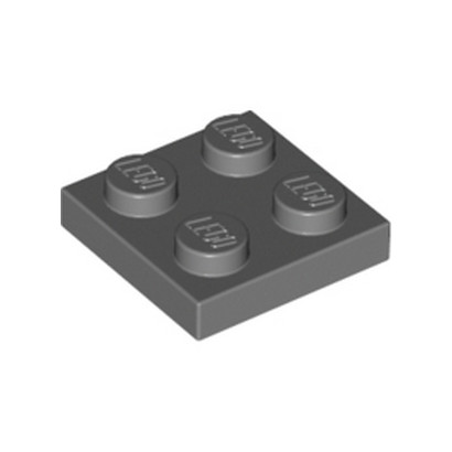 LEGO 4211094 PLATE 2X2 - DARK STONE GREY