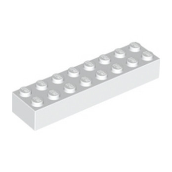 LEGO 6033776 BRIQUE 2X8 - BLANC