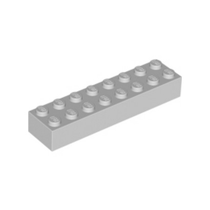 LEGO 6037399 BRIQUE 2X8 - MEDIUM STONE GREY
