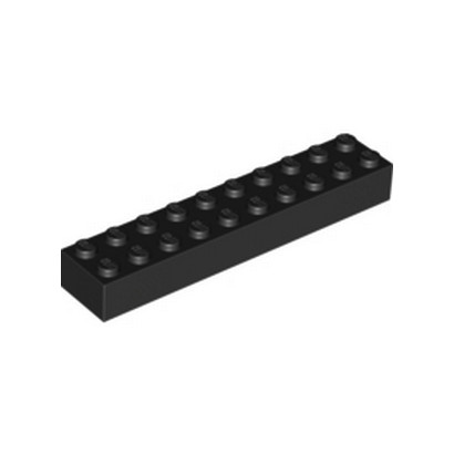 LEGO 4617860 BRICK 2X10 - BLACK