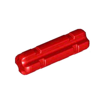 LEGO 4142865 2M CROSS AXLE W. GROOVE - RED