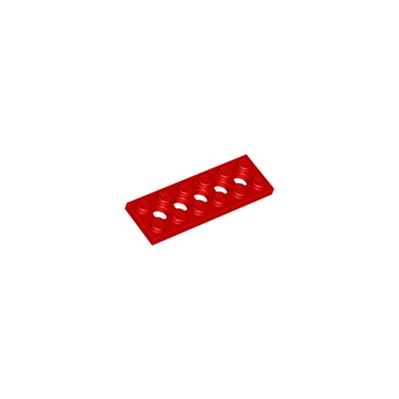 LEGO 3200121 PLATE 2X6 - ROUGE