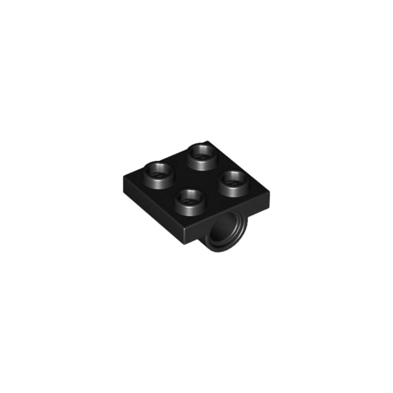 LEGO 244426 TECHNIC BEARING PLATE 2X2 - NOIR