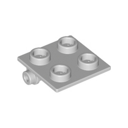 LEGO 4211881 PLATE 2X2 (ROCKING) - MEDIUM STONE GREY