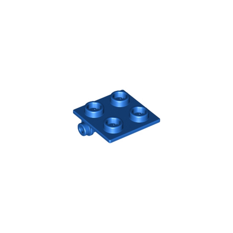 LEGO 613423 PLATE 2X2 (ROCKING) - BLEU
