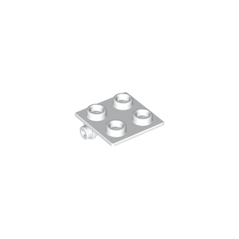 LEGO 4612342  PLATE 2X2 (ROCKING) - BLANC
