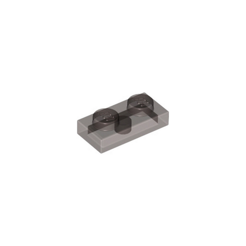 LEGO 4173662  PLATE 1X2 - MARRON TRANSPARENT