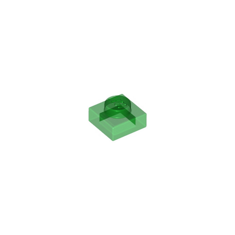 LEGO 6252046 PLATE 1X1 - TRANSPARENT GREEN