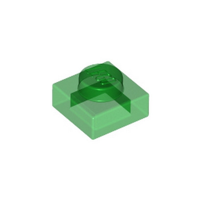 LEGO 6252046 PLATE 1X1 - TRANSPARENT GREEN