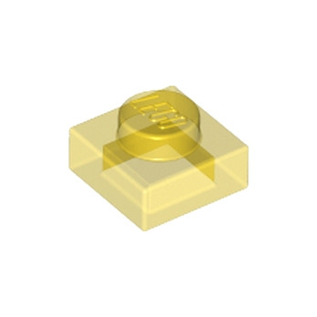 LEGO 6252045 PLATE 1X1 - TRANSPARENT YELLOW