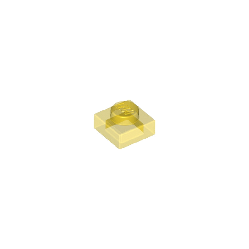 LEGO 3000844 PLATE 1X1 - JAUNE TRANSPARENT