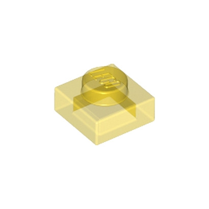 LEGO 3000844 PLATE 1X1 - JAUNE TRANSPARENT