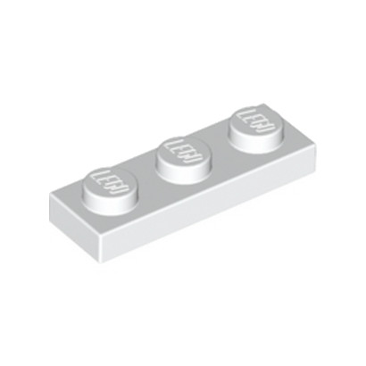LEGO 362301 PLATE 1X3 - BLANC