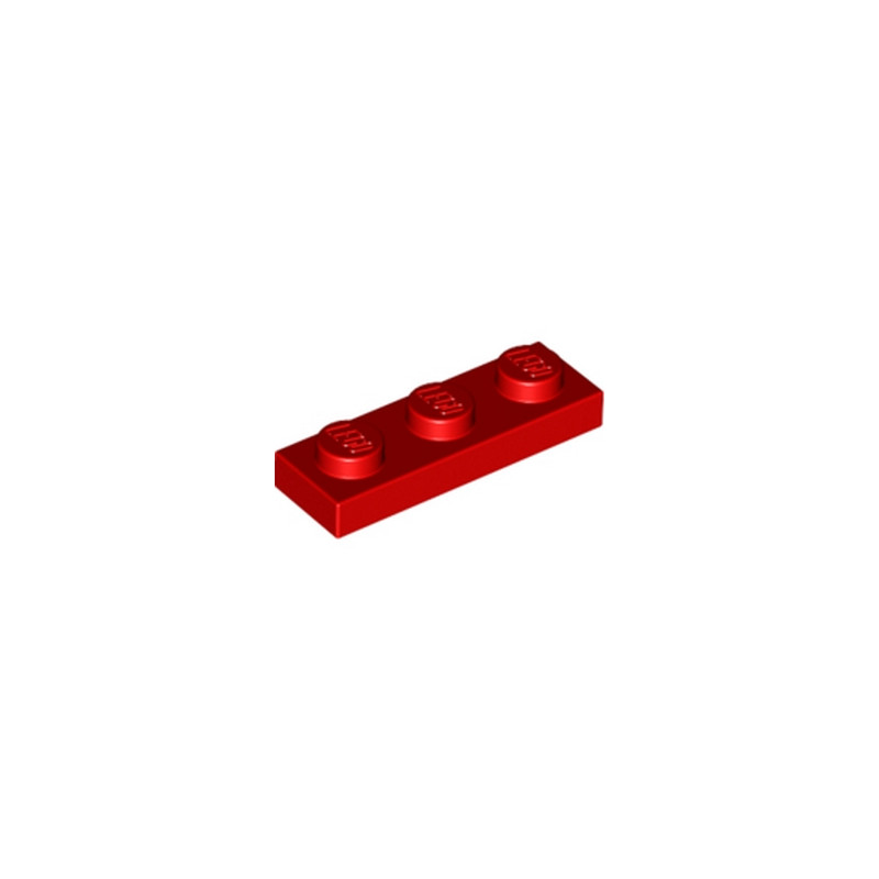 LEGO 362321 PLATE 1X3 - ROUGE