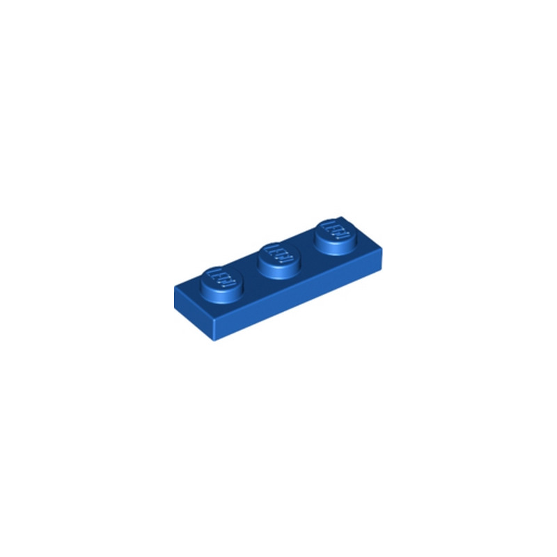 LEGO 362323 PLATE 1X3 - BLEU