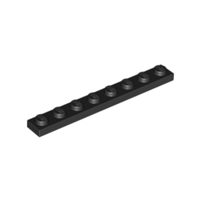 LEGO 346026 PLATE 1X8 - BLACK