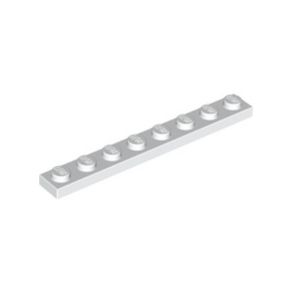 LEGO 346001 PLATE 1X8 - WHITE