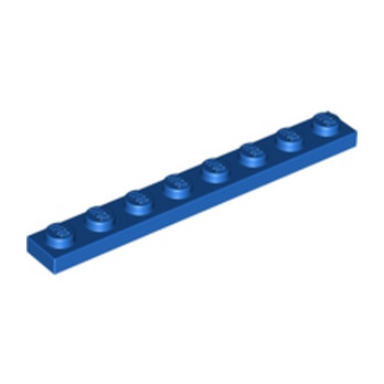 LEGO 346023 PLATE 1X8 - BLEU