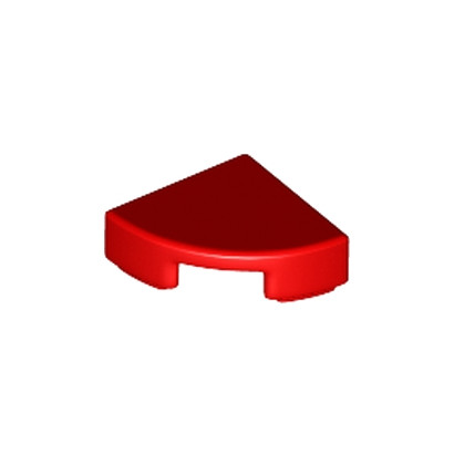 LEGO 6170390 PLATE LISSE ROND1/4 ROND 1X1 - ROUGE