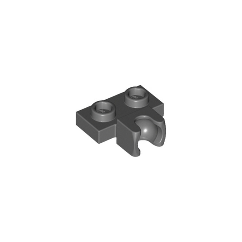 LEGO 6146792 PLATE 1X2 BALL CUP / FRICTION MIDDLE - DARK STONE GREY