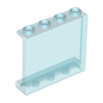 LEGO 6245267 WALL ELEMENT 1X4X3 - TRANSPARENT BLUE