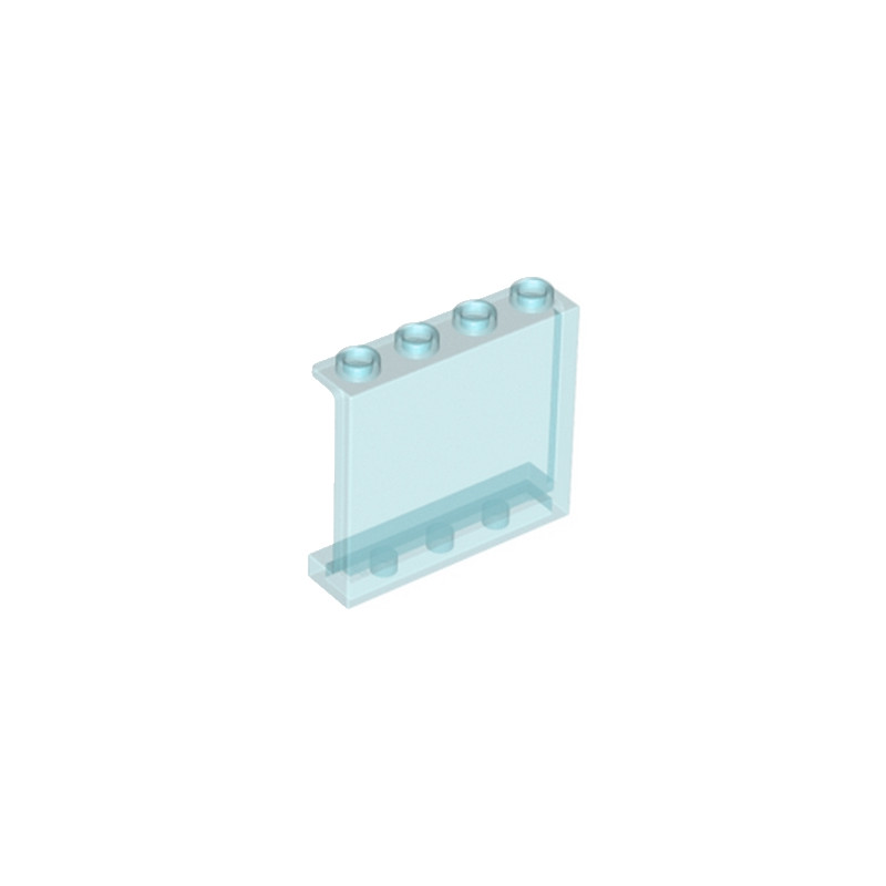 LEGO 6245267 WALL ELEMENT 1X4X3 - TRANSPARENT BLUE