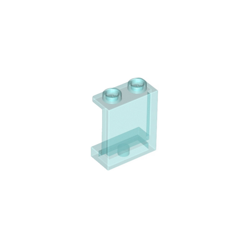 LEGO 6253230 WALL ELEMENT 1X2X2 - TRANSPARENT BLUE