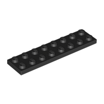 LEGO 303426 PLATE 2X8 - BLACK