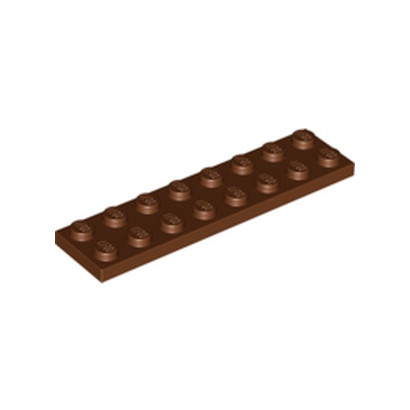 LEGO 4211211 PLATE 2X8 - REDDISH BROWN
