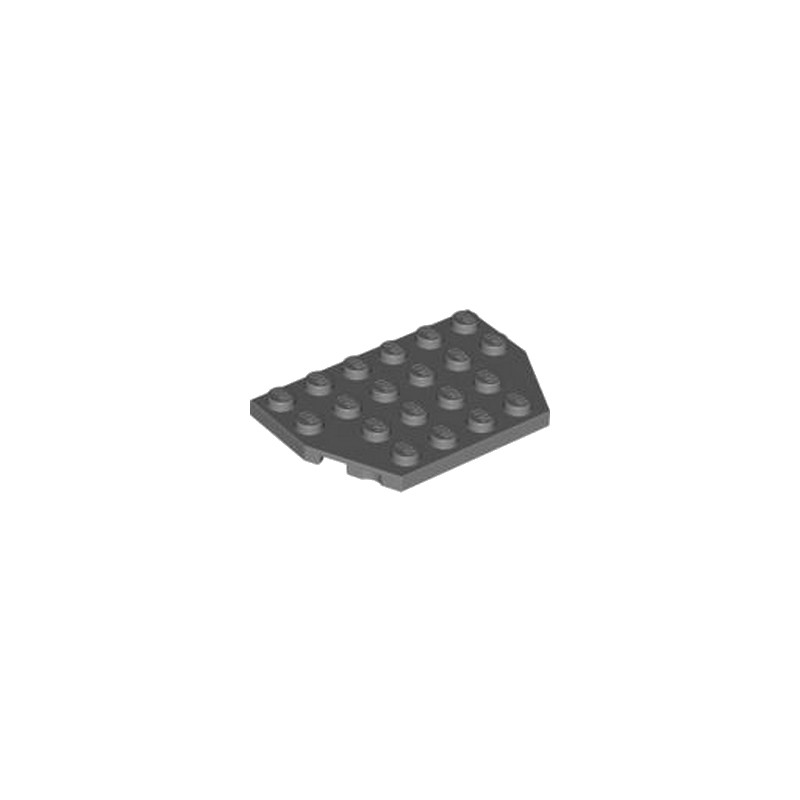 LEGO 4210652 PLATE 4X6 26° - DARK STONE GREY