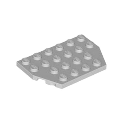 LEGO 4211725 PLATE 4X6 26 ° - MEDIUM STONE GREY