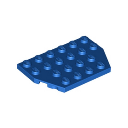 LEGO 4141268 PLATE 4X6 26° - BLEU
