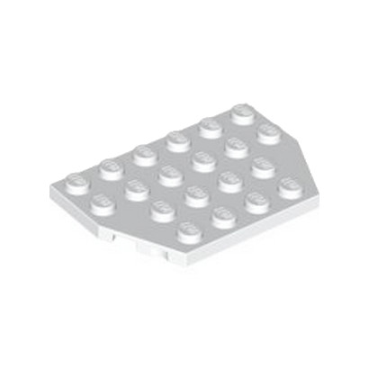 LEGO 4117026 PLATE 4X6 26° - BLANC