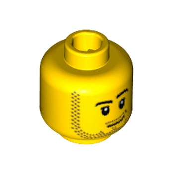 LEGO 6218244 MAN’S HEAD - YELLOW