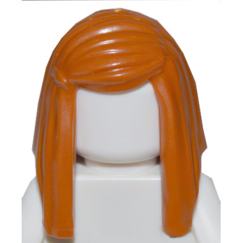 LEGO 6193939 WOMAN HAIR - DARK ORANGE
