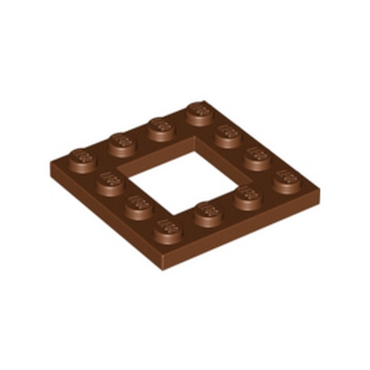 LEGO 6070442 PLATE 4X4 - REDDISH BROWN