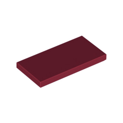 LEGO 6186003 PLATE LISSE 2X4 - NEW DARK RED