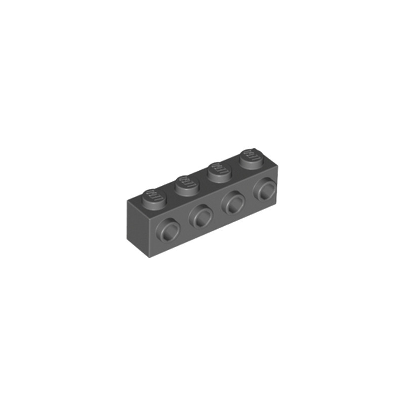 LEGO 4210725 BRIQUE 1X4 W. 4 KNOBS - DARK STONE GREY